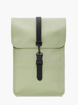 Rugzak 1 Compartiment Met 13" Laptopvak Rains Groen city 13020